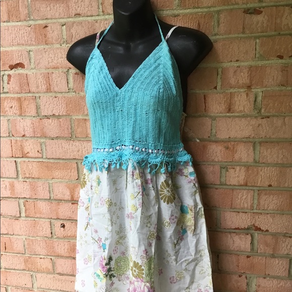 Sky Blue summer dress XL - Picture 1 of 3